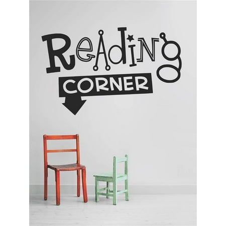 Top Selling Decals - Reading Corner School Daycare Preschool Classroom Library Teacher Kids Students Boy Girl Wall Sticker 2015 BS Sale 25 2 14 Inches X 20 Inches