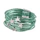 thumbnail image 3 of Pulsera tipo brazalete para niña, pulsera apilable, artículos para fiestas, multifuncional . Verde, 3 of 8