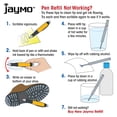 thumbnail image 2 of Jaymo Replacement for Cross Slim 8910 - Measures 4 in / 102 mm Long - Gel Rolling Ball Pen Refill - 2 Red, 2 of 5