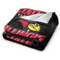 thumbnail image 2 of Illinois State University Logo Fleece Blanket, Very Soft Microfiber Flannel Blanket for Couch Warm and Cozy for All Seasons, 2 of 6