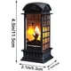 thumbnail image 1 of (11.5 * 5.3cm) Linterna de Halloween con luz de calabaza Estilo vintage Linterna decorativa Efecto de llama Linterna de luz LED para decoración de fiesta de Halloween ShuxiuWang 9024735552994, 1 of 1