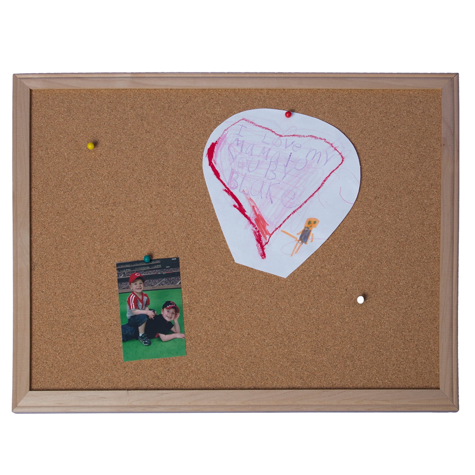 Home, Office And Classroom Indoor 18 X 24 Wood Framed Cork Board