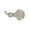 Brushed Nickel, variant on Saxton Robe Hook in Tuscan Bronze