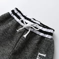 thumbnail image 5 of Newborn Infant Baby boy Clothes Long Sleeve Letter Hooded Tops Long Pants Outfits Set Gray 3-6 Months, 5 of 6