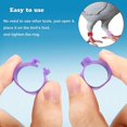 thumbnail image 4 of 100 Pcs Bird Foot Rings Bird Foot Rings Bird Leg Ring Foot Rings For Parrot, For Bird Identification Pigeon Chicken Duck Poultry(multicolor), 4 of 5