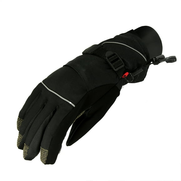 Christmas Central Gants de Ski Freestyle Femme Softshell Thinsulate Noir - Moyen