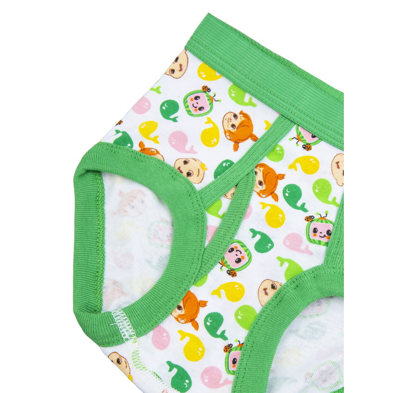 Cocomelon Toddler Boys Briefs 6-Pack Underwear Size 2T - 3T 100% Cotton  CoComelon купить от 1350 рублей в интернет-магазине , детское  нижнее белье для малышей CoComelon