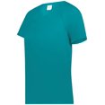 thumbnail image 1 of Tee-Shirt Manches Raglan Absorbant m Turquoise, 1 of 1