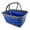 Grey/Purplish Blue, variant on SAMMART Collapsible Tub with Handle 12L (3.17 Gallon) - Portable Outdoor Picnic Basket/Crate - Foldable Storage Container for Dishes Washing, Camping and Home