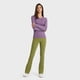 thumbnail image 4 of Camisas de Yoga sin costuras para mujer, Top corto de manga larga, ropa de gimnasio, camisetas de entrenamiento con realce, deportes, 4 of 5