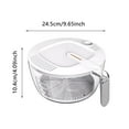 thumbnail image 3 of Hearth & Gear Rice Washer Strainer Bowl Washing Bowl For Rinser With Side Drainers Small Colander For Cleaning Fruits Vegetables And Kitchen Dish Rack Foldable Dish Drying Rack for with Lip Dish, 3 of 4