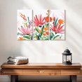 thumbnail image 2 of Elephant Stock Pink Petals Wall Art - Horizontal Multi Panel Canvas - Living Room Wall Decor - Floral And Botanical Multi Panel - Pink And White Decor By Isabelle Z. - 23" x 14", 2 of 4