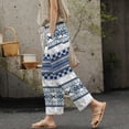 thumbnail image 4 of YDLCAFD Women Casual Lightweight Drawstring Elastic Waist Pants With Pockets, 4 of 7