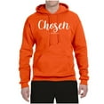 thumbnail image 2 of Wild Bobby Chosen 1 Peter 2:9 Inspirational/Christian Unisex Graphic Hoodie Sweatshirt, Orange, Small, 2 of 5
