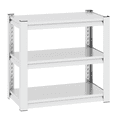 thumbnail image 2 of Tcbosik Heavy Duty Metal Storage Rack, 45-50 Gallon Fish Tank Stand, Aquarium Stand Table with Adjustable Shelves, Metal Breeder Turtle Terrarium Stand Rack for Home Office, White (Tank Not Included), 2 of 8