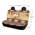 thumbnail image 4 of Chririnla Running White Horse Theme Durable Car Back Seat Covers for Car Interior Automotive, Non-Slip Auto Bench Seat Cushions All Weather Car Rear Seat Covers, 4 of 4