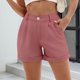 thumbnail image 5 of Puntoco Pantalones cortos casuales de mujer, moda de verano, pantalones cortos deportivos activos para mujer, sólidos, para correr, gimnasio, 5 of 5
