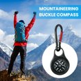 thumbnail image 1 of LJNYFDC Mini Compass Camping Survival Compass with Carabiner Compact Size Waterproof Polished Surface Hiking Navigation Tool, 1 of 5