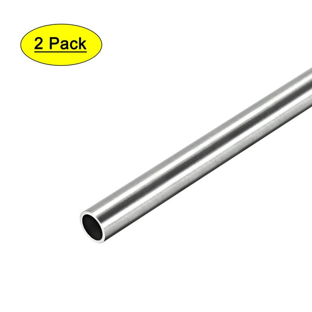 Tubo recto de acero inoxidable Uxcell 304, 8mm x 0.8mm x 250mm