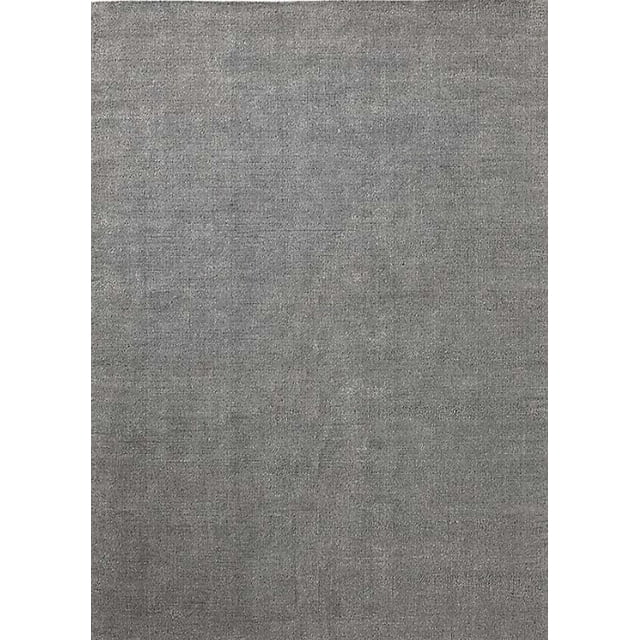 Ahgly Company Machine Washable Indoor Rectangle Industrial Modern Gunmetal Gray Area Rugs, 3' x 5'