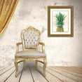 thumbnail image 3 of Popp, Grace 19x24 Gold Ornate Wood Framed with Double Matting Museum Art Print Titled - Pineapple on Coral I, 3 of 4