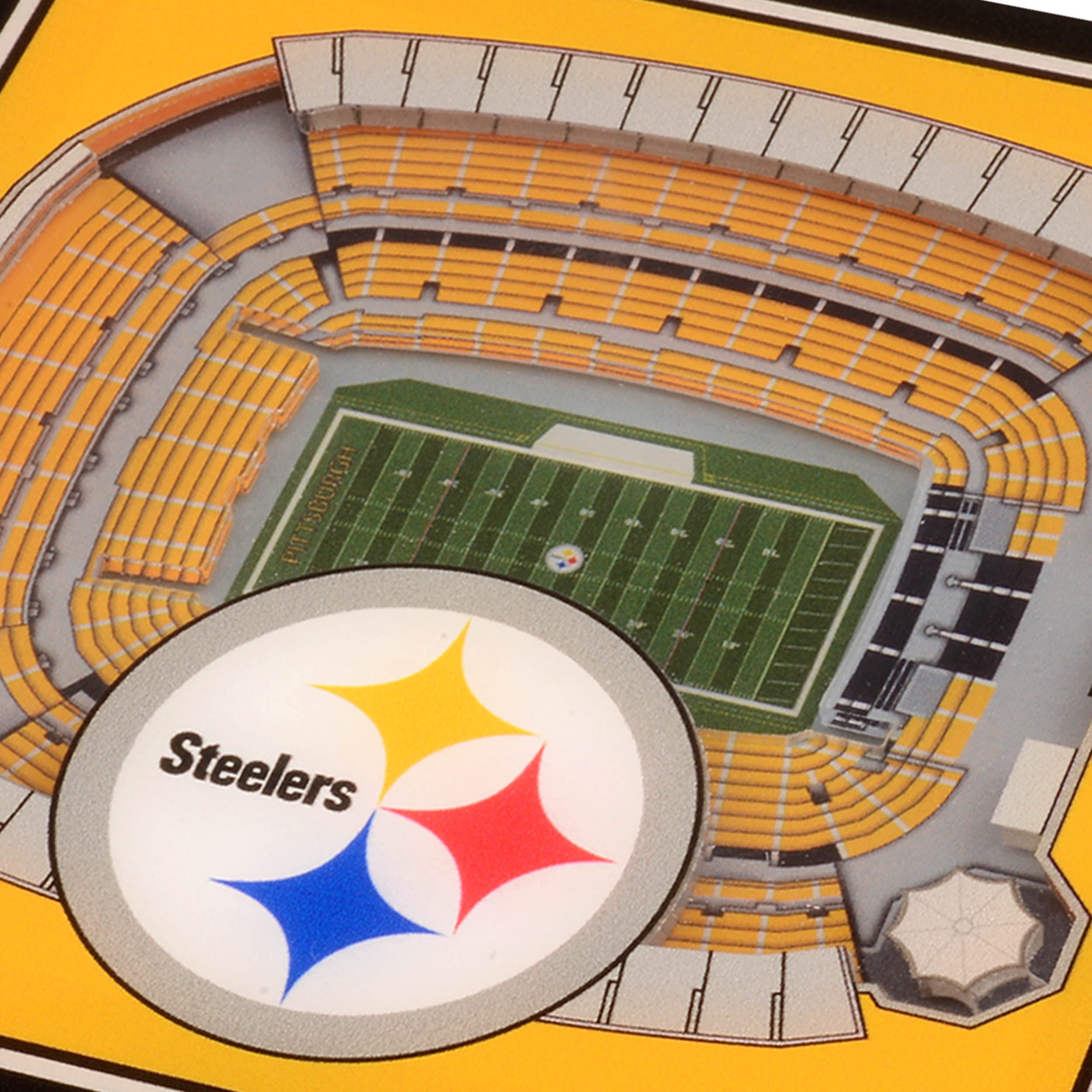 YouTheFan NFL Pittsburgh Steelers Stadiumview Cribbage