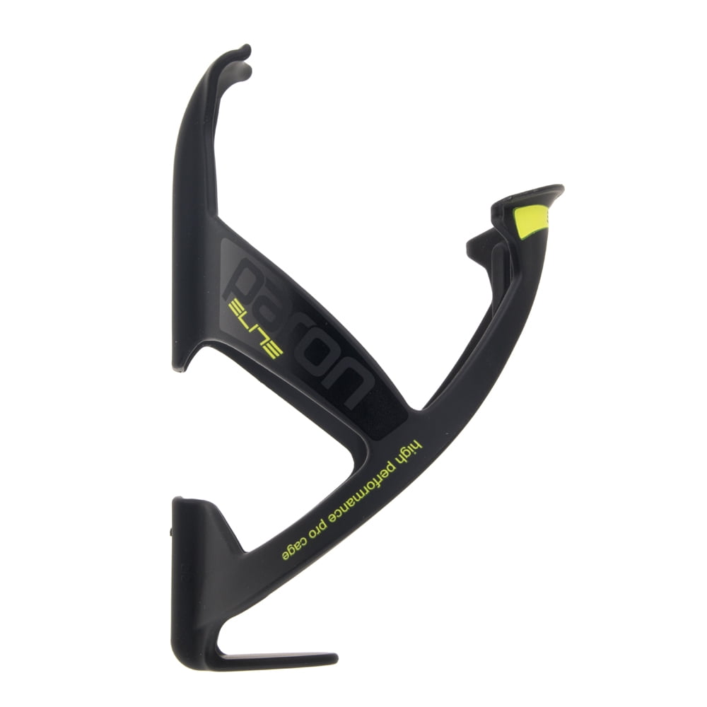 New Elite Paron Race Bottle Cage Black//Fluo Green