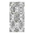 thumbnail image 3 of Ryvnso Mandala Indian Flowers Ethnic Oversized Beach Towel Microfiber Bath Blankets Swimming Fitness 37" x 74", 3 of 5