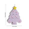 thumbnail image 3 of Mecorevxz Cute Christmas Tree Shaped Aromatherapy Candles, Home Decor Candle, Scented Candle Party Christmas Home Decoration Gifts Room Decor(Purple), 3 of 7