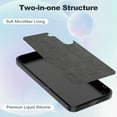 thumbnail image 3 of Innens For Samsung Galaxy S23 FE Liquid Silicone Case Shockproof Cover/Tempered Glass, 3 of 35