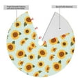 thumbnail image 2 of Sikiie Vintage White Polka Dot Sunflower 30-48 inches {designName} Print Christmas Tree Skirt Snowman Xmas Tree Skirt with Edge Christmas Decorations for Holiday Party30", 2 of 7
