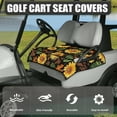 thumbnail image 3 of Yuyamidu Fall Sunflower Golf Cart Seat Covers, Cute Dog Paw Golf Cart Cushion Covers with Pockets Comfortable Club Car Accessories Fits in 2-Seat Golf Carts, 3 of 7