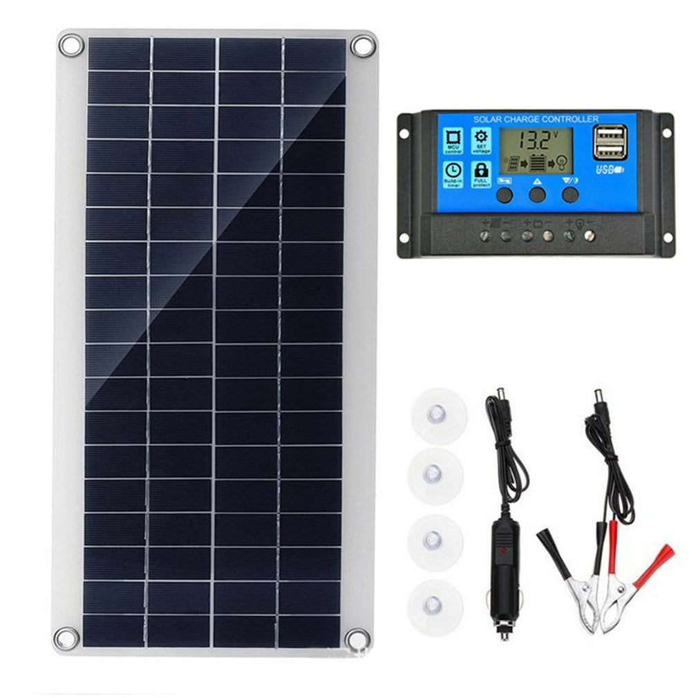 ECO 10Watt Portable 12V Solar Panel  for CARAVAN Boat Camping Battery Recharge 