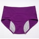 thumbnail image 1 of Ropa interior fisiológica para mujer con período menstrual grande, cintura alta, ensanchada, para niñas gordas, segura, parte delantera y trasera a prueba de fugas, 1 of 6