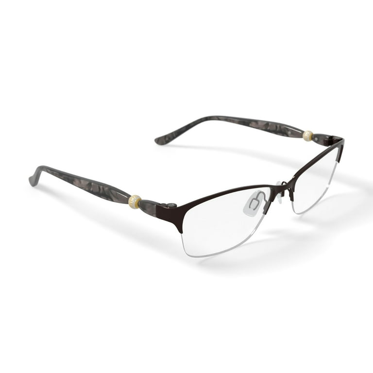 EasyClip Women's EC973 Square Prescription Eyeglasses with