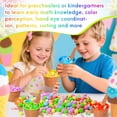 thumbnail image 4 of Miguan 154 pcs Ice Cream Sensory Bin Items Summer Counting Sorting Sensory Bin Filler Fine Motor Special Needs Sorting Ice Cream Counts for Summer Counting Decor Home Decoration, 4 of 5