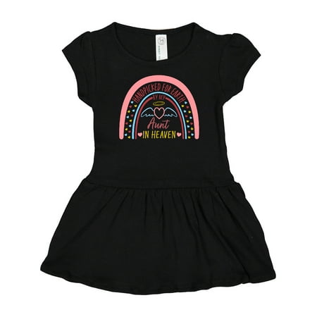 

Inktastic Handpicked for Earth by My Aunt in Heaven Rainbow Girls Baby Dress