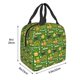 thumbnail image 3 of Fotbe traditional Irish colours Bolsa Térmica con Estampado y Forro de Aluminio Grueso Bolsa de Almuerzo con Bolsillo Frontal para Hombres y Mujeres, Ideal para Trabajo, Escuela, 3 of 8