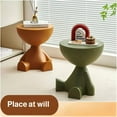 thumbnail image 7 of Creative Sofa Side Table Removable Coffee Table Cream Style Simple Household Living Room Round Table Side Table Small Table Rack Round End Side Table Outdoor, 7 of 7