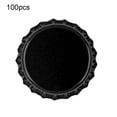 thumbnail image 2 of 100pcs Bottle Caps Sturdy Construction Anti-deform Tinplate Mini Beer Drinks Caps For Home, 2 of 4
