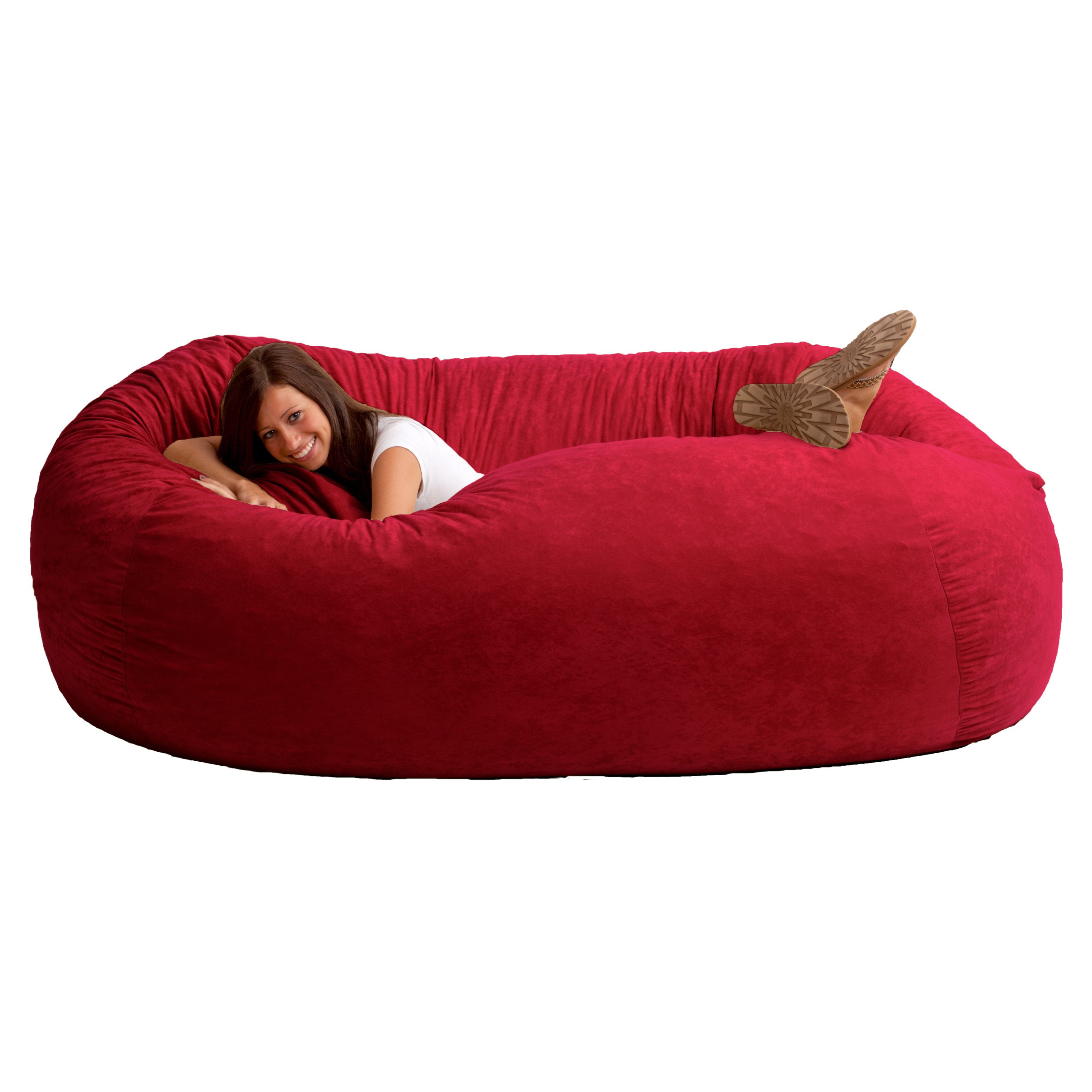 Big Joe XXL 7' Fuf Bean Bag Chair, Multiple Colors/Fabrics