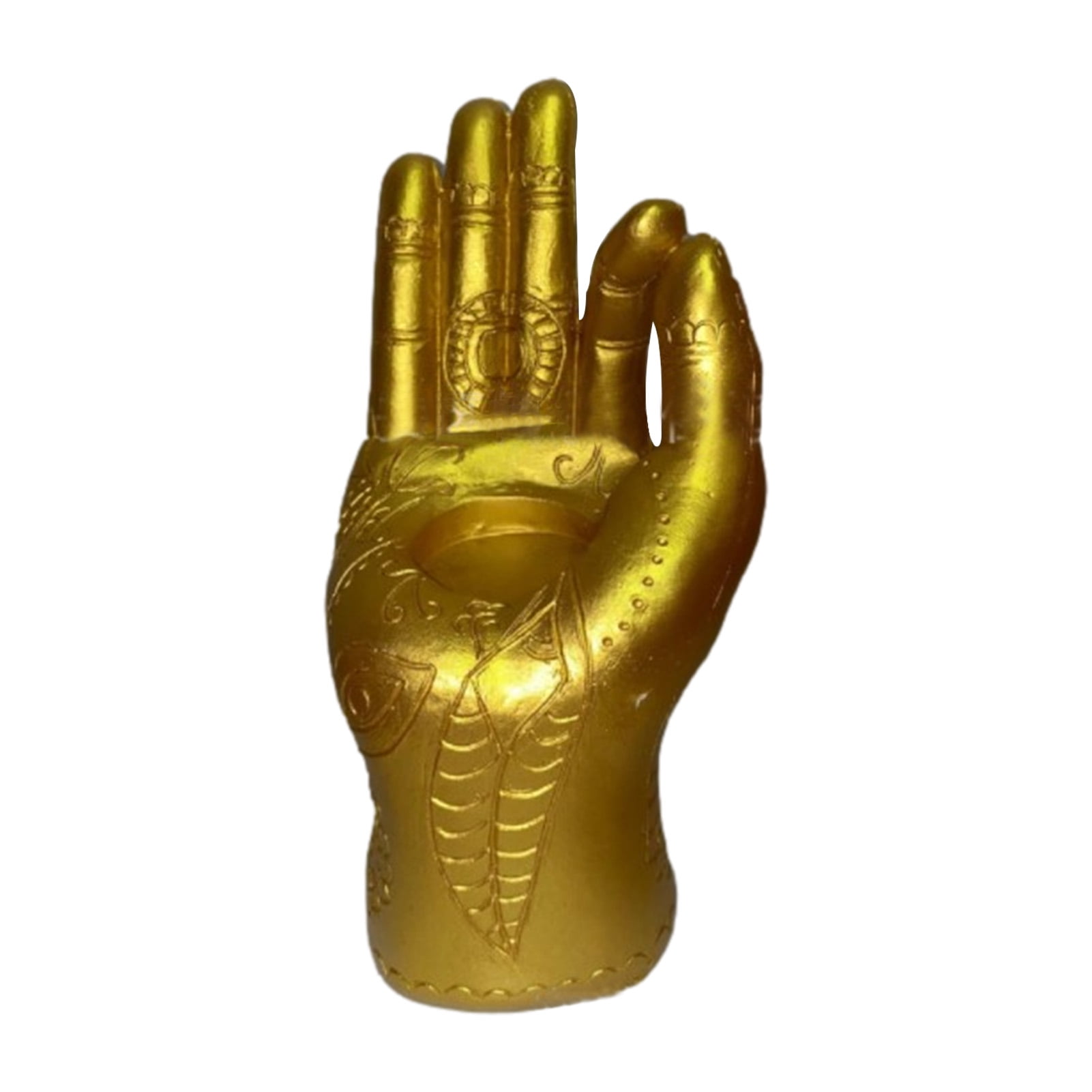 BESTHUA Candle Holder Decor Buddha Hand Candle Holder Home Office