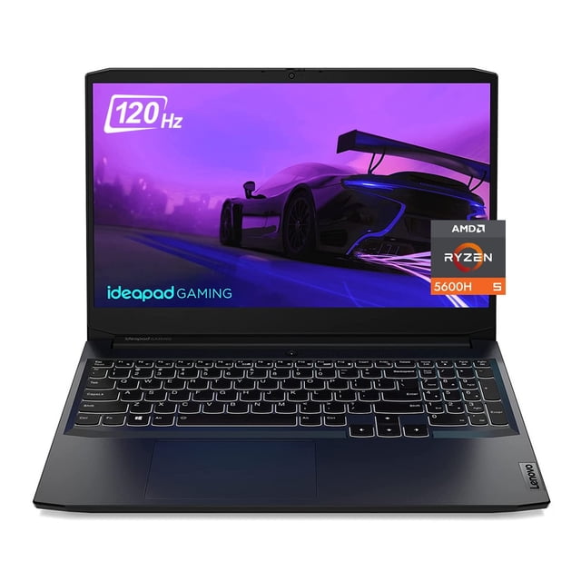 Laptop Lenovo IdeaPad Gaming 3 15.6" FHD AMD 6-Core Ryzen 5 5600H GeForce GTX 1650 Lenovo 82K201QMUS