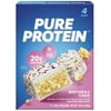 Pure Protein Bars, Birthday Cake, 20g Protein, Gluten Free, 1.76 oz, 4 Ct