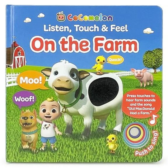 Pre-Owned COTTAGE DOOR: CoComelon Listen, Touch and Feel on the Farm (Board Book)