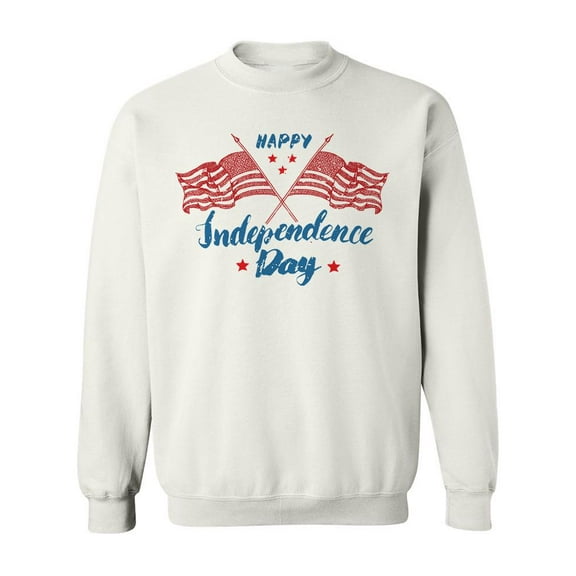 Independence Day Flag Sweatshirt Men -Image by Shutterstock, Male x-Large