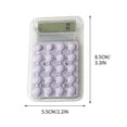 thumbnail image 3 of JilgTeok Back to School Pocket Size Mini Calculator Basic Calculators for Students 8 Digit Display Battery Power Small Calculator for Desktop Home Office School Students Kids(2.2*3.3in), 3 of 5