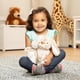 thumbnail image 2 of Melissa & Doug Burrow Bunny Rabbit Stuffed Animal (9 inches), 2 of 5