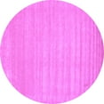 thumbnail image 1 of Ahgly Company Indoor Round Solid Purple Modern Area Rugs, 5' Round, 1 of 4