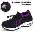 thumbnail image 2 of Sneakers Breathable Women Walking Shoes Slip on Trainers Women's Comfortable Casual Ladies Athletic Shoe Thick Bottom, 2 of 14